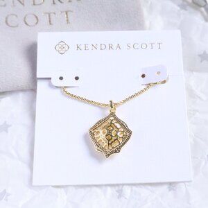 Kendra Scott Gold Long Necklace 🌼 Filigree Mix